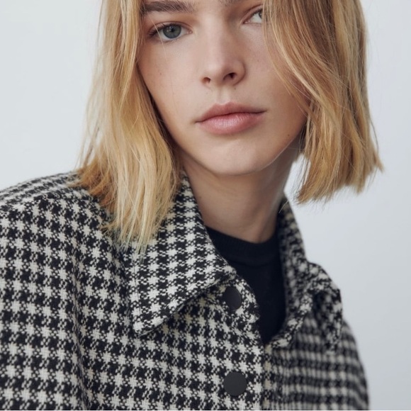 Zara Textured Weave Overshirt - Picture 6 of 8